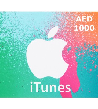 iTunes 1000 AED AE Card Key 